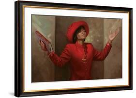 Blessed and Highly Favored-Henry Lee Battle-Framed Art Print