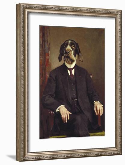 Herr Otto Drahthaar-Thierry Poncelet-Framed Premium Giclee Print