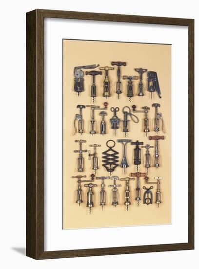 Vintage Corkscrews-Andrew Rose-Framed Giclee Print