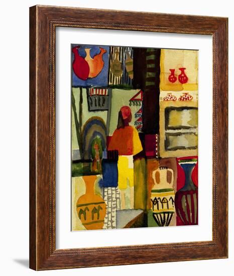 Jug seller 1914-Auguste Macke-Framed Giclee Print