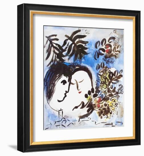 The Lovers-Marc Chagall-Framed Art Print