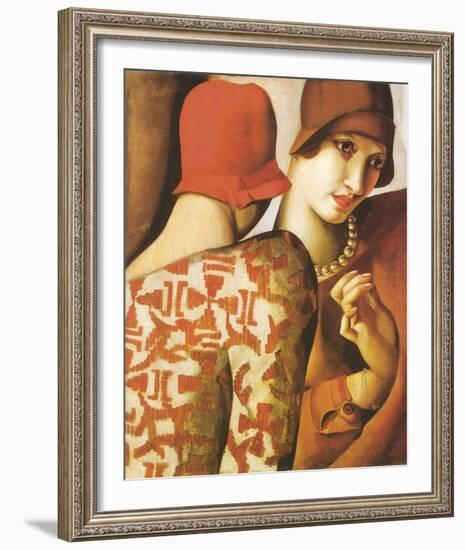 Sharing Secrets-Tamara de Lempicka-Framed Giclee Print