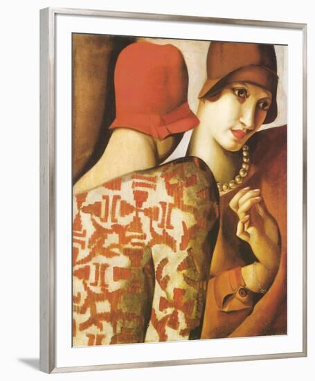 Sharing Secrets-Tamara de Lempicka-Framed Giclee Print