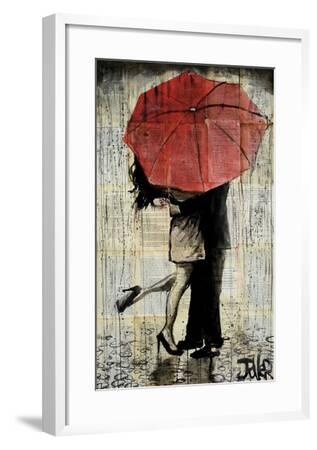 The Red Umbrella Art Print by Loui Jover | Art.com