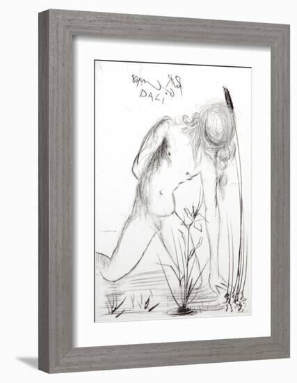 Narcissus-Salvador Dalí-Framed Collectable Print