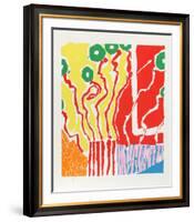 Flower III-Knox Martin-Framed Serigraph