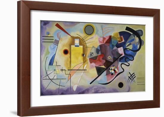 Yellow, Red, and Blue, 1925-Wassily Kandinsky-Framed Art Print