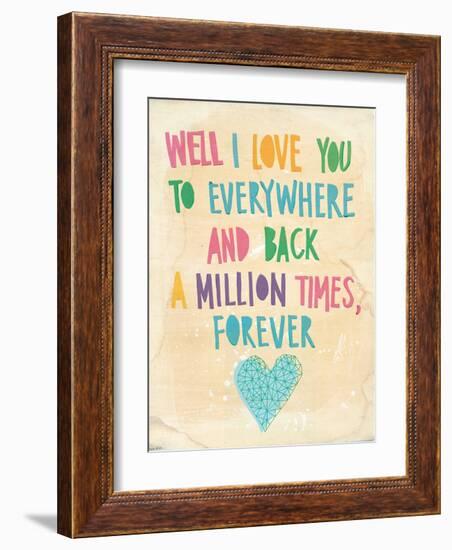 Everywhere And Back-Paula Mills-Framed Art Print