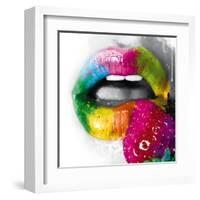 Fruity Kiss II-Patrice Murciano-Framed Art Print