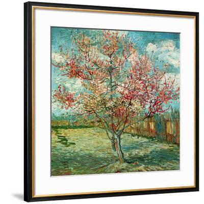 Pêcher en fleurs (Souvenir de Mauve) (Détail) Art Print by Vincent van ...