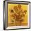 Quatorze tournesols dans un vase (Détail)-Vincent van Gogh-Framed Art Print