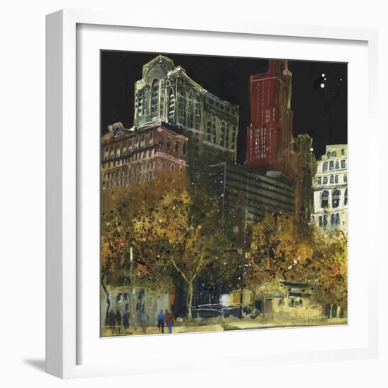 Battery Park, New York-Susan Brown-Framed Giclee Print