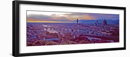 Florence Sunset-Derek Harris-Framed Giclee Print