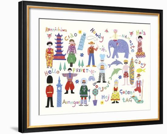 Hello World!-Kate Mawdsley-Framed Giclee Print