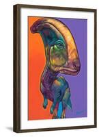 Parasauroluphus-Ron Burns-Framed Art Print