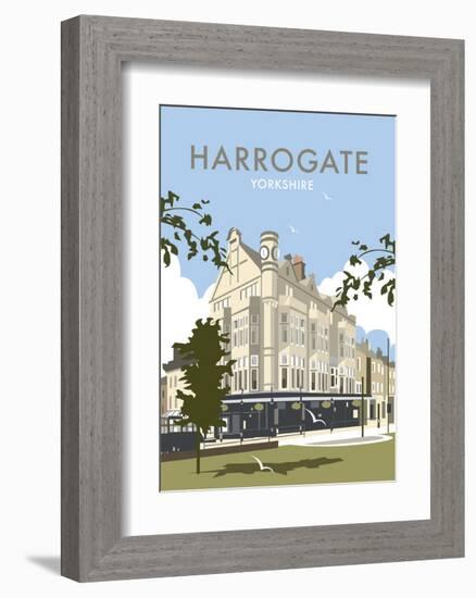 Harrogate - Dave Thompson Contemporary Travel Print-Dave Thompson-Framed Art Print