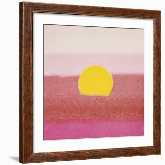 Sunset, 1972 (pink)-Andy Warhol-Framed Art Print