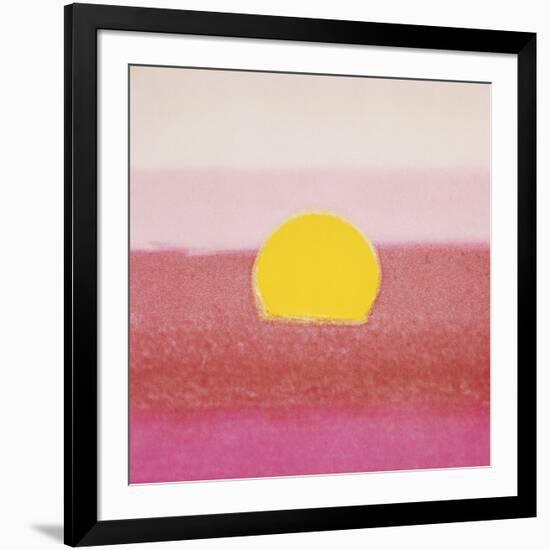 Sunset, 1972 (pink)-Andy Warhol-Framed Art Print