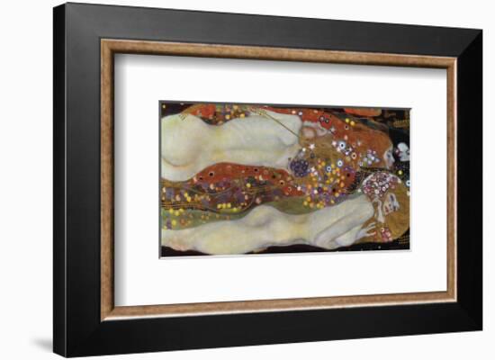 Water Serpents II, 1907-Gustav Klimt-Framed Art Print