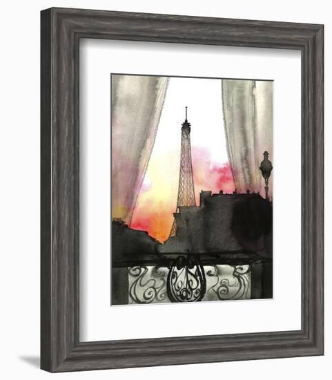 Here’s Looking at You Paris-Jessica Durrant-Framed Art Print