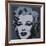 Marilyn Monroe (Marilyn), 1967 (black)-Andy Warhol-Framed Art Print