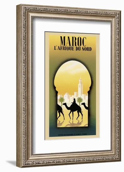 Maroc L'Afrique du Nord-Steve Forney-Framed Art Print