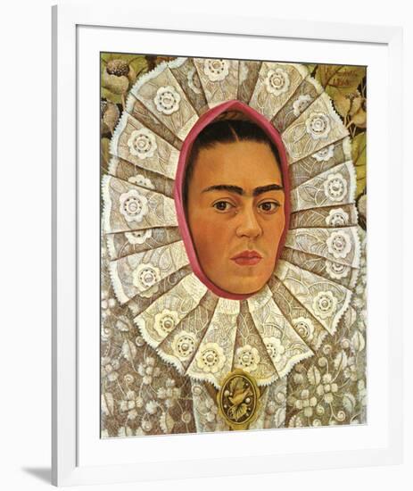 Autoritratto 1948-Frida Kahlo-Framed Art Print