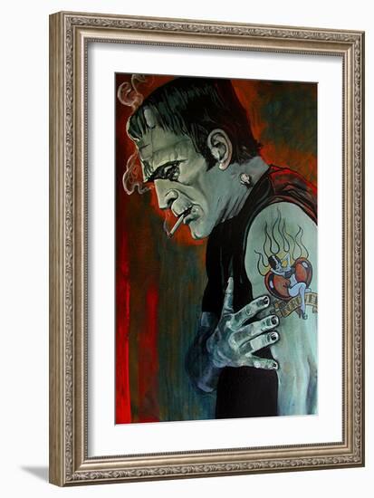 Broken Hearted-Mike Bell-Framed Art Print