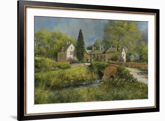 First Blossom, Cotswolds-Clive Madgwick-Framed Giclee Print