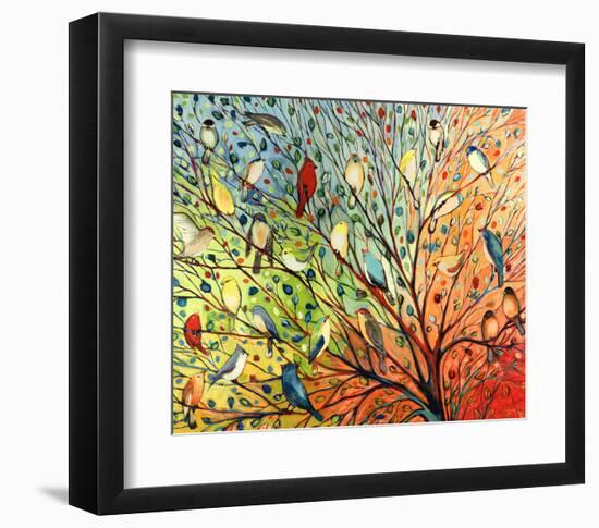 27 Birds-Jennifer Lommers-Framed Art Print