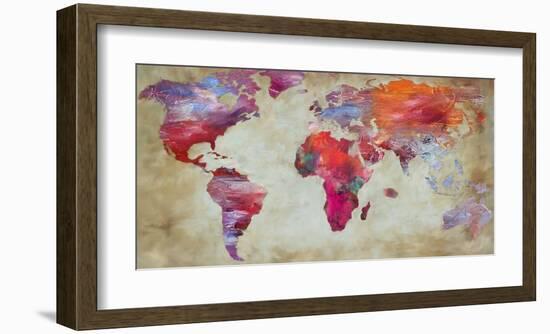 World in colors-Joannoo-Framed Art Print