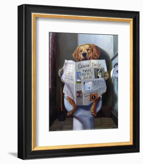 Dog Gone Funny-Lucia Heffernan-Framed Art Print