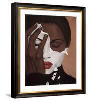 Face Reality – Female-Laurie Cooper-Framed Art Print