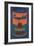 Colored Campbell's Soup Can, 1965 (blue & orange)-Andy Warhol-Framed Art Print