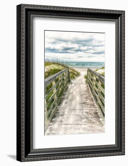 Seaside Entry-Mary Lou Johnson-Framed Art Print