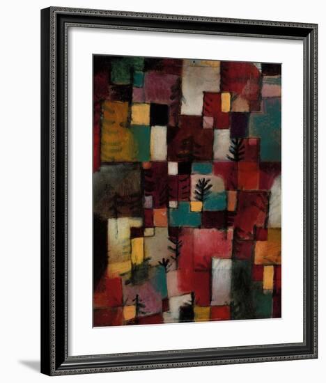 Redgreen and Violet-Yellow Rhythms, 1920-Paul Klee-Framed Art Print