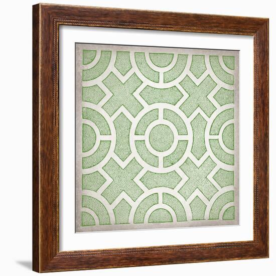 Ancient Geometry IV-Maria Mendez-Framed Giclee Print