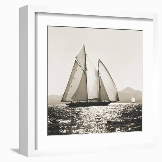 Mediterranean Sunset-Michael Kahn-Framed Art Print