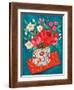 Hong Kong Garden Chinoiserie Tin-Sharon Montgomery-Framed Art Print
