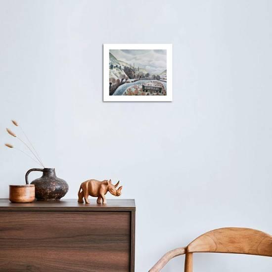 'New Year Snow, 1938' Premium Giclee Print - Eric Ravilious | Art.com