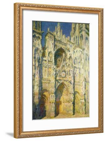 Rouen Cathedral in Full Sunlight: Harmony in Blue and Gold, 1894 Giclee ...