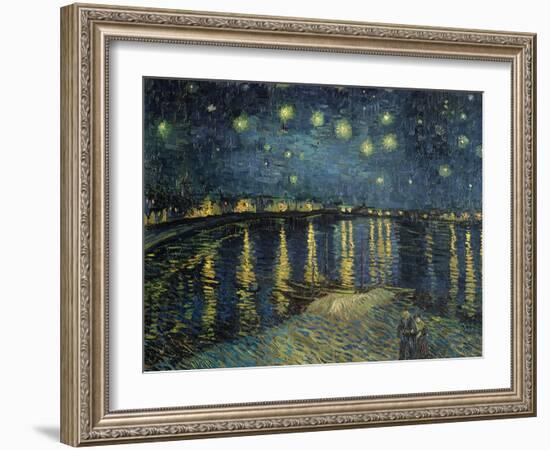 Starry Night over the Rhone, c.1888-Vincent van Gogh-Framed Giclee Print