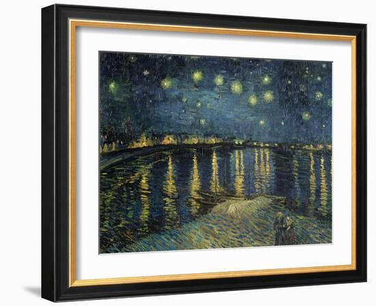 Starry Night over the Rhone, c.1888-Vincent van Gogh-Framed Giclee Print