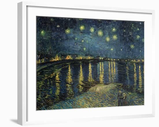 Starry Night over the Rhone, c.1888-Vincent van Gogh-Framed Giclee Print