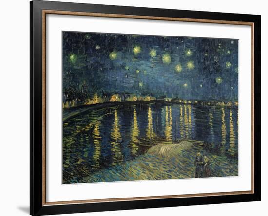 Starry Night over the Rhone, c.1888-Vincent van Gogh-Framed Giclee Print