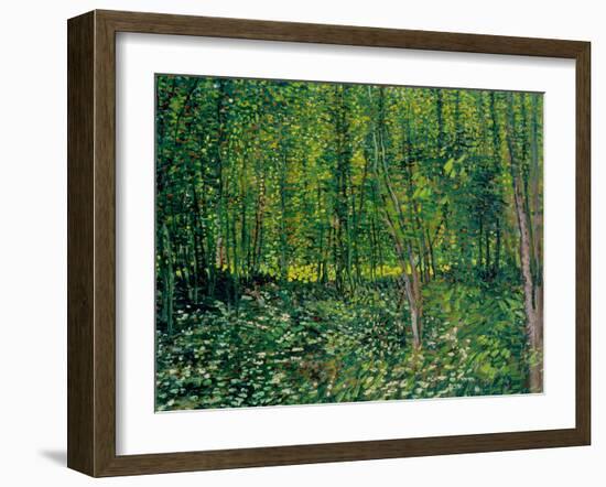 Trees and Undergrowth, c.1887-Vincent van Gogh-Framed Giclee Print