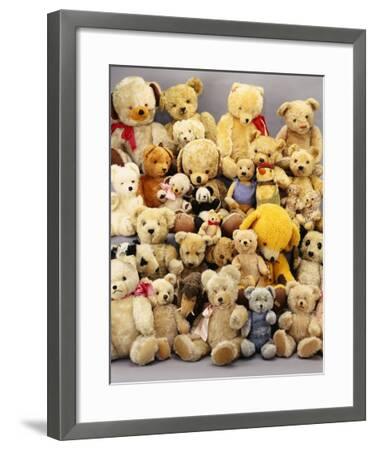 teddy bear framed art