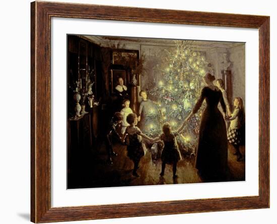 Silent Night, 1891-Viggo Johansen-Framed Giclee Print