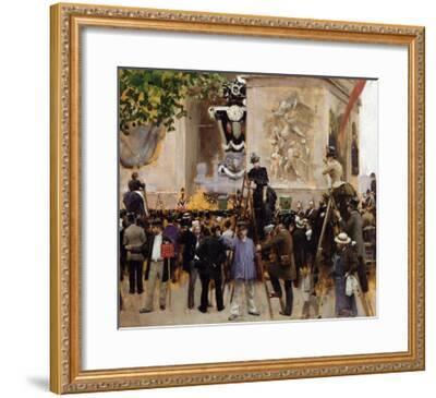 hugo victor print parma gold triomphe 1885 arc funeral jean