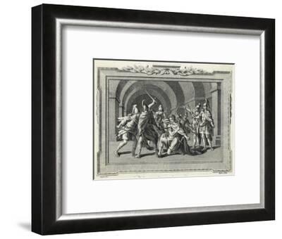 Caligula is Assassinated by the Praetorian Guard Giclee Print by Luyken ...
